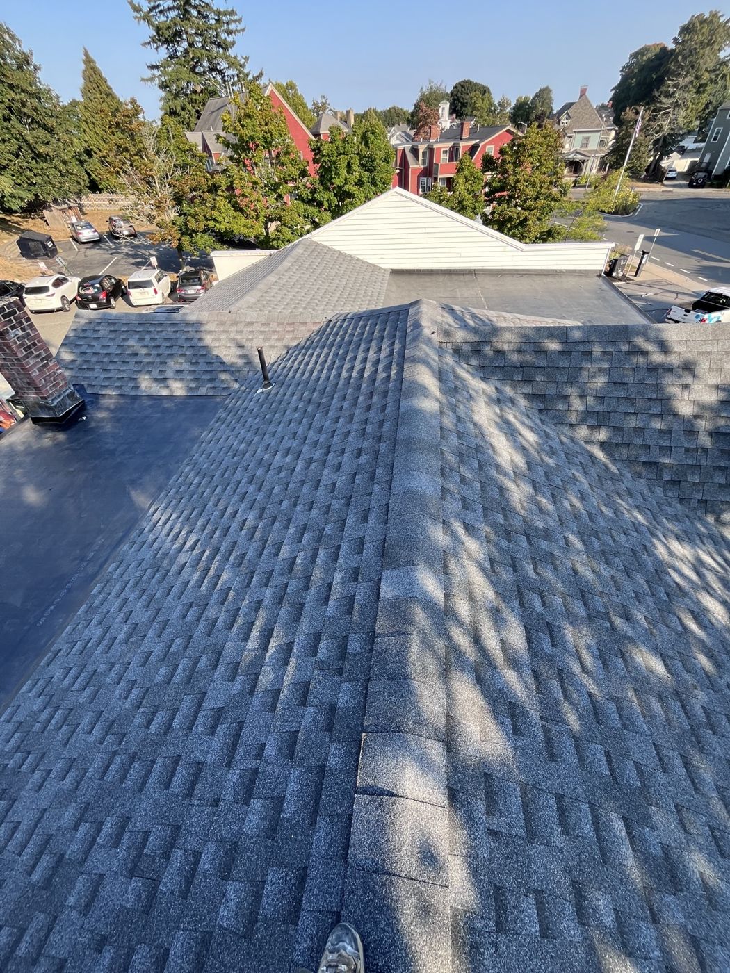 Finished architectural shingle roof